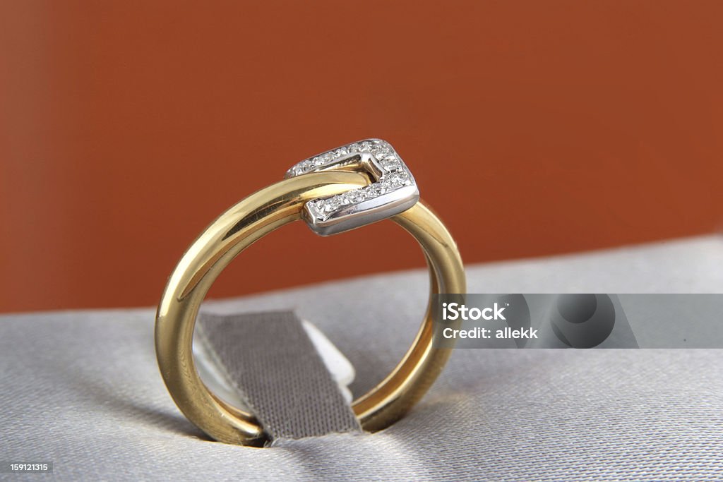 Lady's ring - Lizenzfrei Diamant Stock-Foto