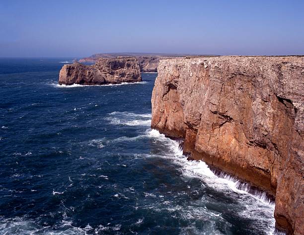 istock Rocky coastline, Cape St. Vincent, Portugal. 159121977