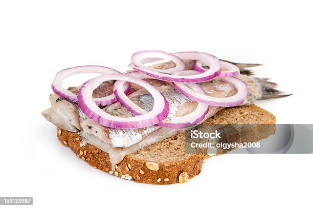 Bread With Herring Stock Photo - Download Image Now - Bread, Fillet, Fish