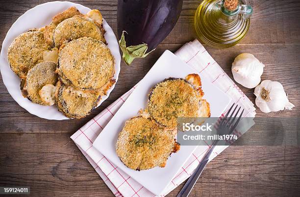 Beringela Cutlets - Fotografias de stock e mais imagens de Beringela - Beringela, Panado, Panko