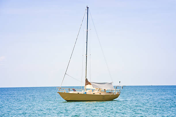 istock Sailboat in the sea. 159125656