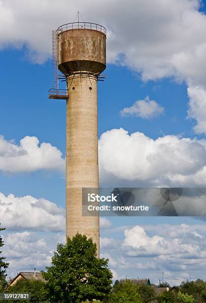 Foto de Torre De Tijolos Water e mais fotos de stock de Alto - Descrição Geral - Alto - Descrição Geral, Arquitetura, Azul