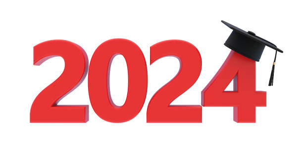 istock 2024 New Academic Year, Class Graduation isolated on white 3d render 1591310139