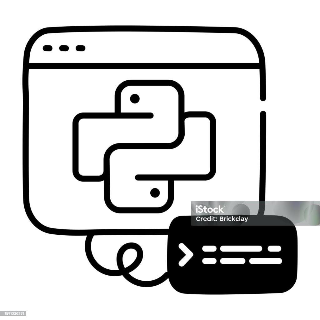 Python Programming Stock Illustration - Download Image Now - Coding ...