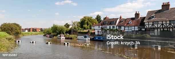 Historic Tewkesbury Stock Photo - Download Image Now - Gloucester - England, Canal, England