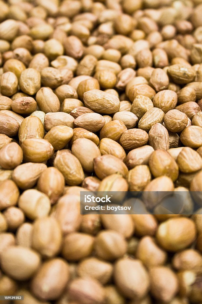 Vista superior de peanuts en primer plano de fondo - Foto de stock de Alergia libre de derechos