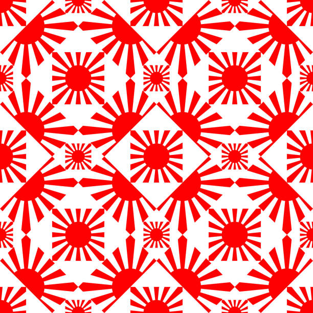 Japan Sun Pattern 400+ Japanese Rising Sun Flag Stock Illustrations, Royalty-Free Vector ...