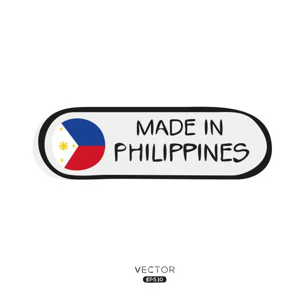 Vector illustration of Made in Philippines