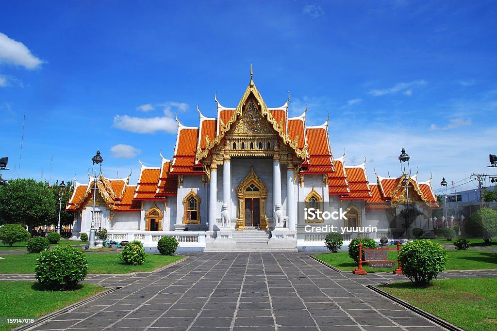 大理石寺院は、タイで watbencha 名前 - タイ王国のロイヤリティフリーストックフォト