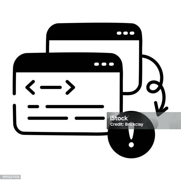 Programming Error Stock Illustration - Download Image Now - Coding ...