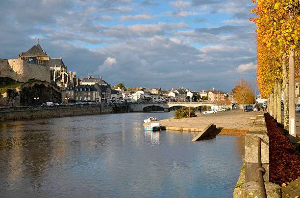 istock River at Mayenne in France 159153503