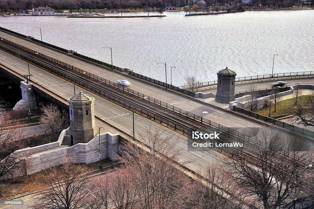 Puente Longfellow-VISTA PANORÁMICA - Foto de stock de Aire libre libre de derechos