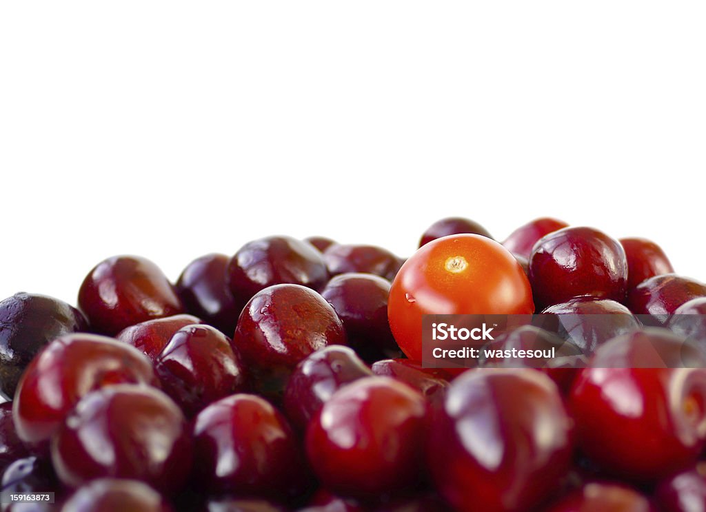 Cherry i pomidor - Zbiór zdjęć royalty-free (Grupa przedmiotów)