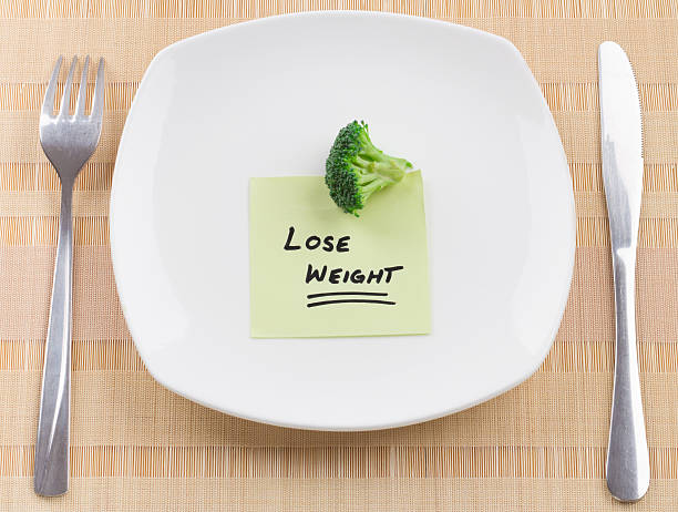 istock Tough diet - weight loss concept 159164510