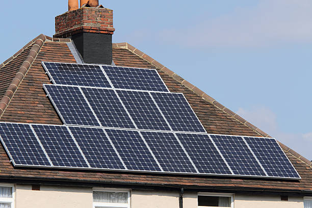 istock Solar photovoltaic panels 159165872