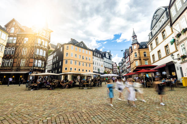 istock Old Town Marburg, long exposure 1591660243