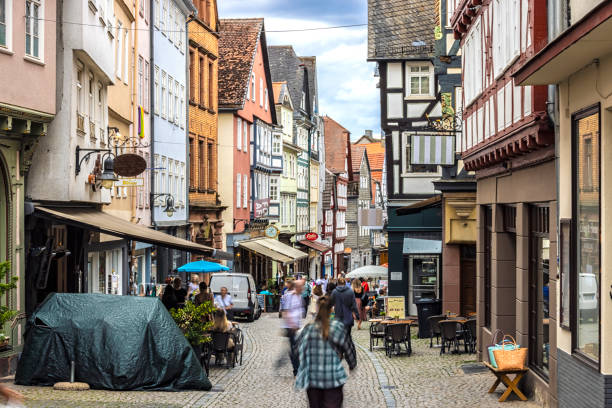 istock Downtown Marburg, long exposure 1591660285