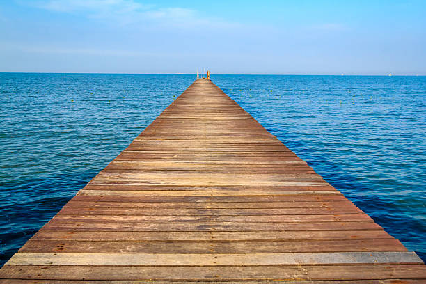istock Bridge In The Sea 159168368