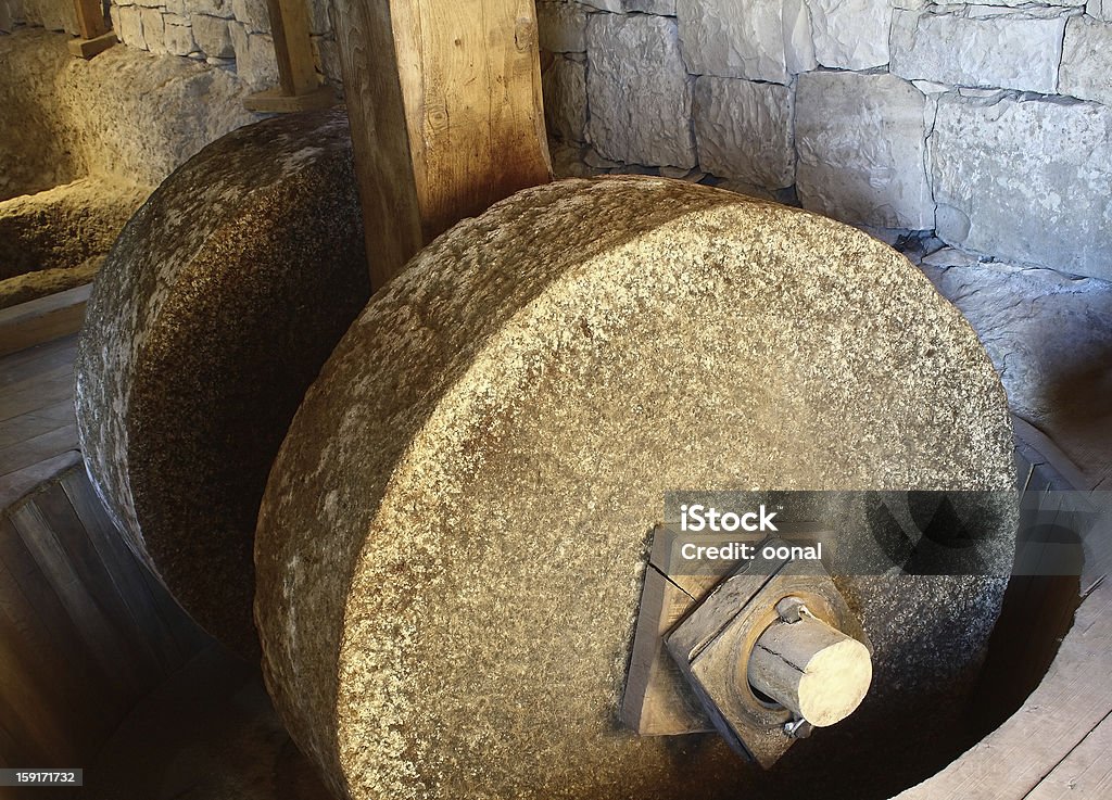 Traditional grinder Windmill Stock Photo