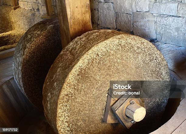 Traditional Grinder Stock Photo - Download Image Now - Windmill, Watermill, Millstone