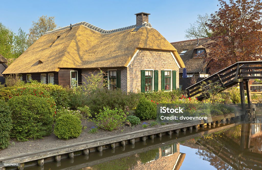 Wunderschöne traditionelle niederländische house - Lizenzfrei Architektur Stock-Foto