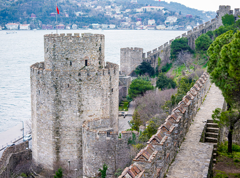 Rumeli Fortress and Bosphorus.
