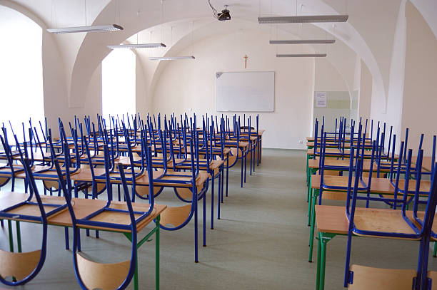 Classroom stock photo