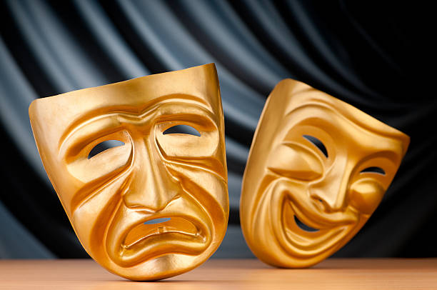 istock Masks with the theatre concept 159176598