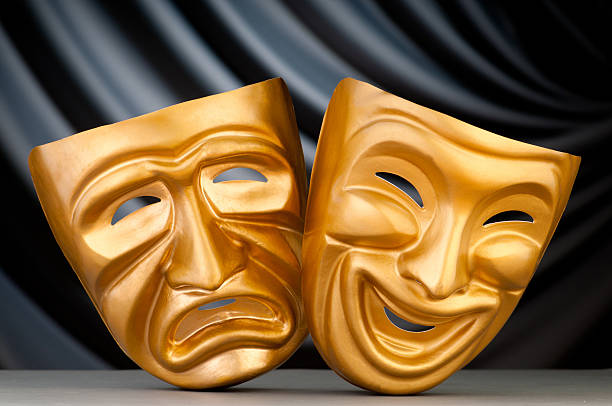 istock Masks with the theatre concept 159176646