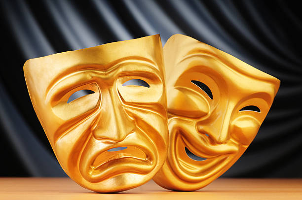 istock Masks with the theatre concept 159176681