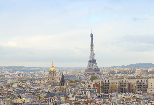 istock skyline of Paris with eiffel tower 159178883