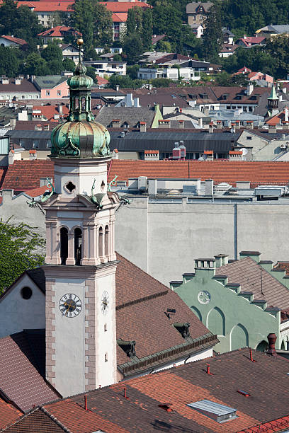 istock Innsbruck Austria skyline and Austrian Alps 159181512