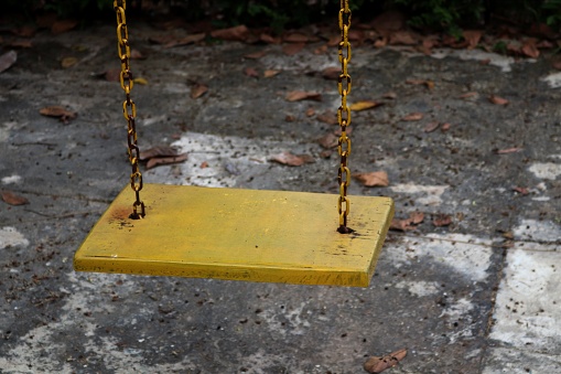 Photo of a swinging in the park