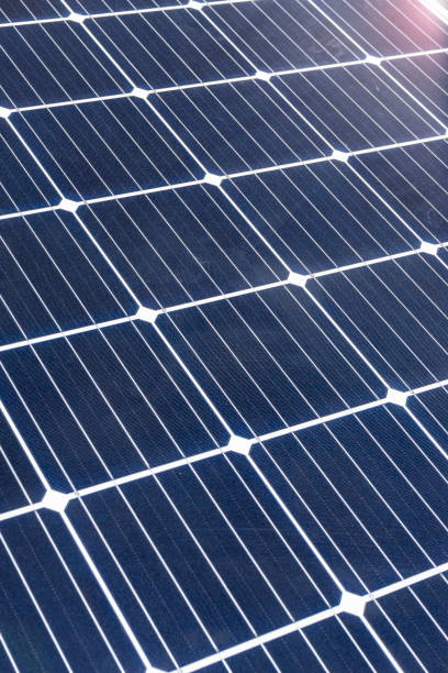 istock Solar Panel Texture Background. Photovoltaic cells, Close-Up View 1591841420