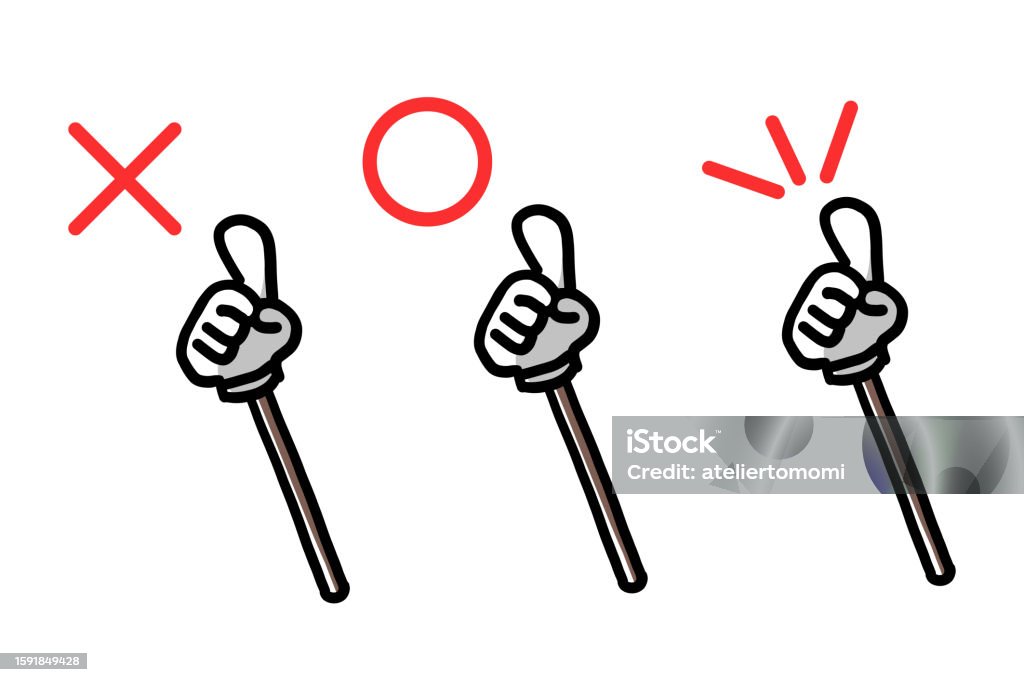 Pin Point Answer Illustration Material Of Pointing Stick Correct Answer Incorrect Answer ...
