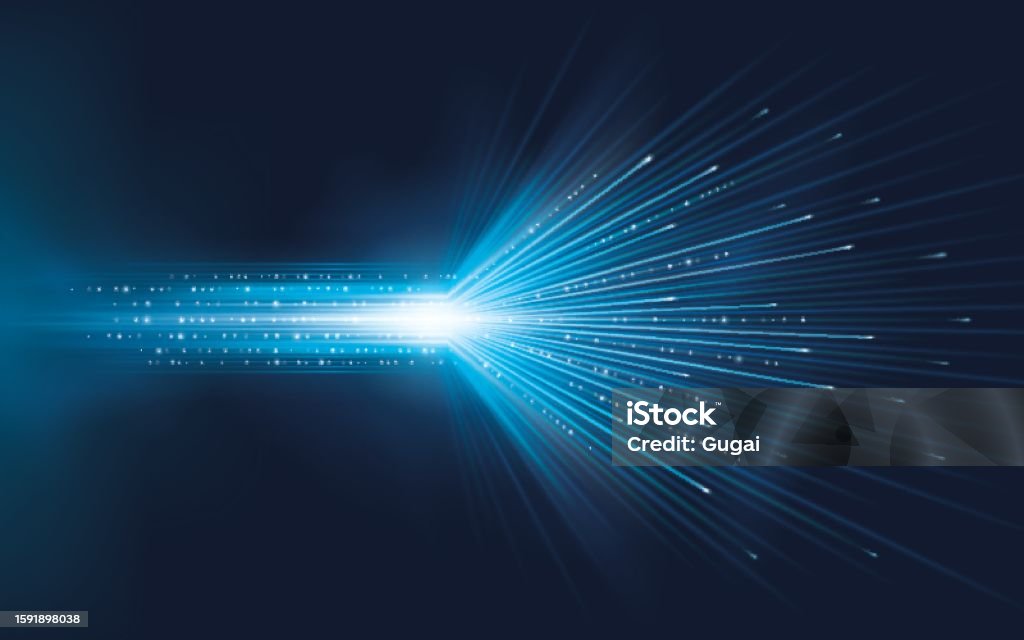 Computer Graphics Distant Light Abstract Dynamic Light Lines Background Abstract Technology Digital ...