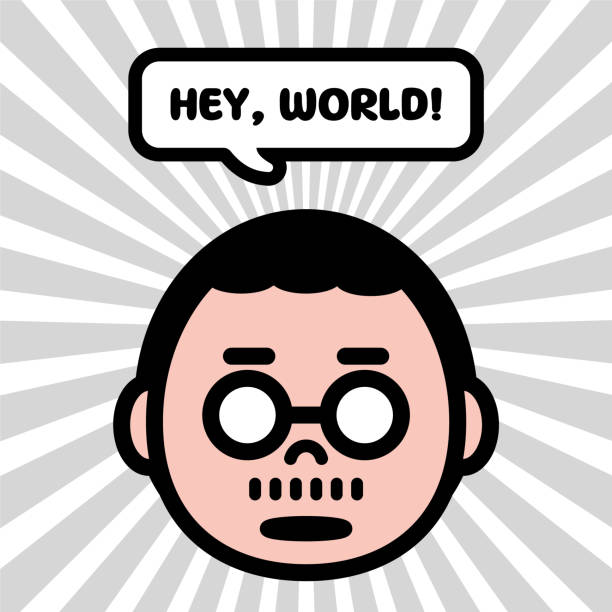 ilustrações de stock, clip art, desenhos animados e ícones de funny character design of a mid-age man with eyeglasses - humor asking nerd men