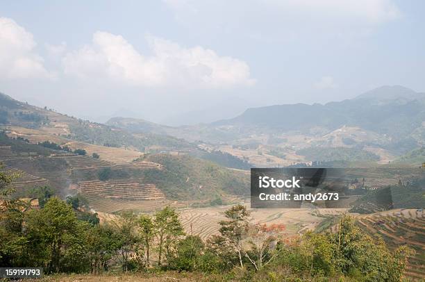 Sapa Espaço Rural Vietname - Fotografias de stock e mais imagens de Agricultura - Agricultura, Ao Ar Livre, Arrozal