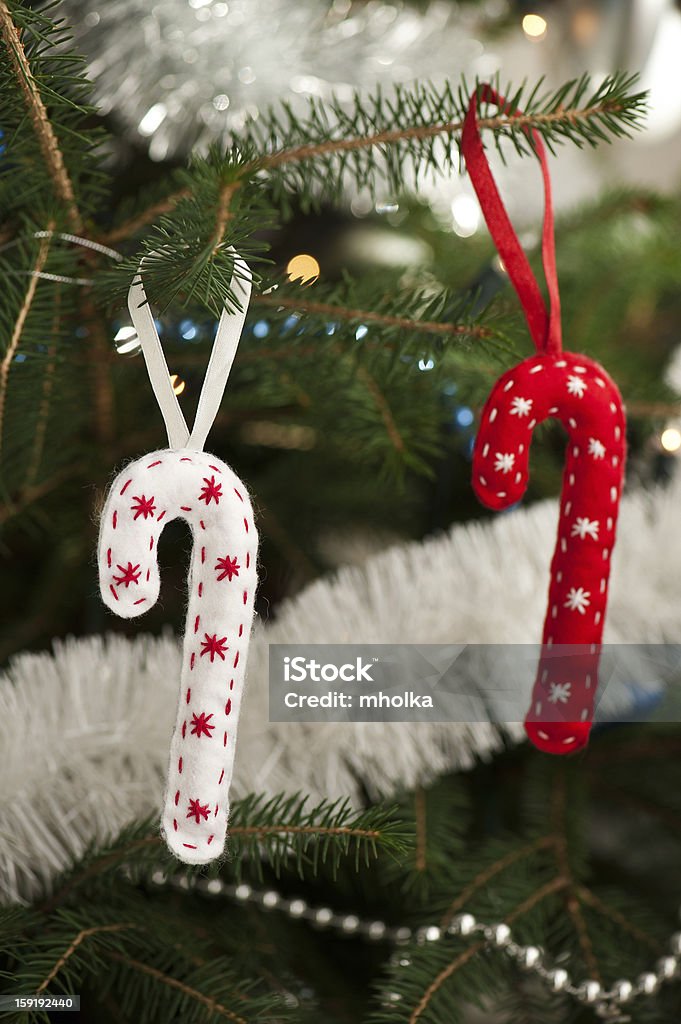 Feltro Decoração de Natal cana-de-açúcar - Foto de stock de Arte e Artesanato - Assunto royalty-free
