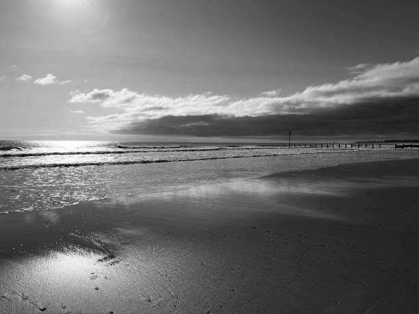 istock Dramatic sky over the North Sea at Blyth Beach 1592021629
