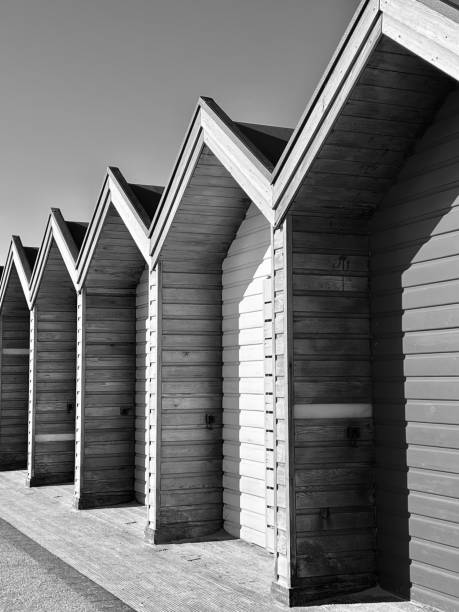 istock A row of beach huts against clear sky at Blyth 1592043463