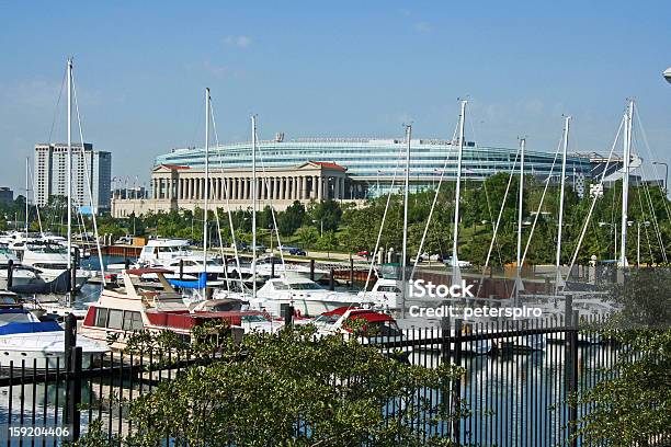 Foto de Chicago De Frente Para O Mar e mais fotos de stock de Barco a Motor - Barco a Motor, Chicago - Illinois, Estádio