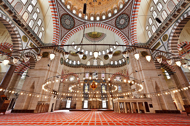 istock Suleymaniye Mosque in Istanbul Turkey - interior 159204871