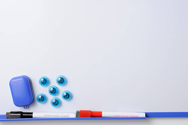 Empty whiteboard with space for message.