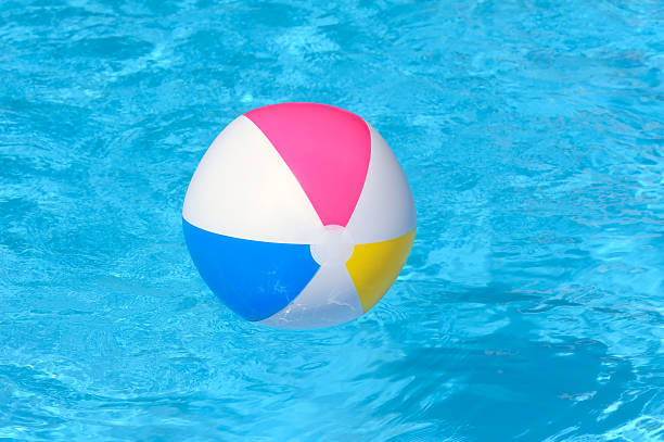 istock Colorful ball in swimming pool 159207061