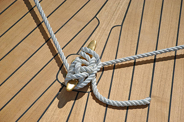 istock teak wood deck and knot 159207443