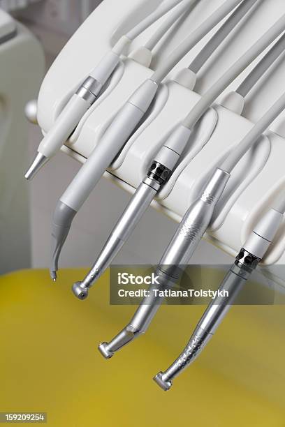 Ferramentas De Dentista - Fotografias de stock e mais imagens de Broca Dentária - Broca Dentária, Cuidados de Saúde e Medicina, Equipamento
