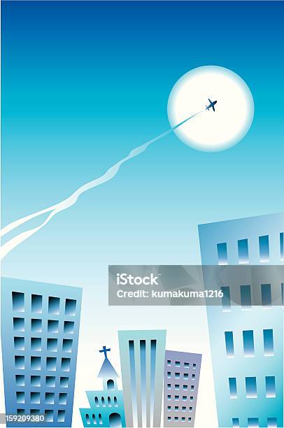 Jet Streamcloud Vector Building And Jet Stream Stock Illustration - Download Image Now ...