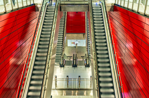 Subway Escalator in Copenhagen