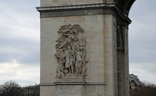 istock The relief with Napoleon on the Triumphal Arch 1592161512